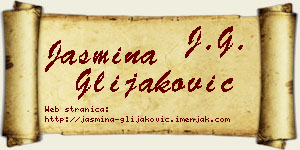 Jasmina Glijaković vizit kartica